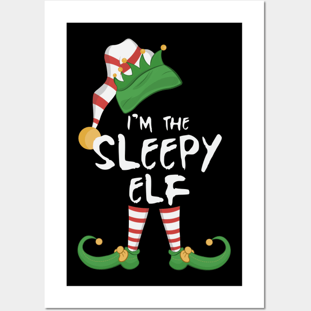 I'm The Sleepy Elf Matching Wall Art by novaya